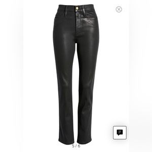 FRAME Le Sylvie black noir, straight fit, high rise, size 29, new with tags